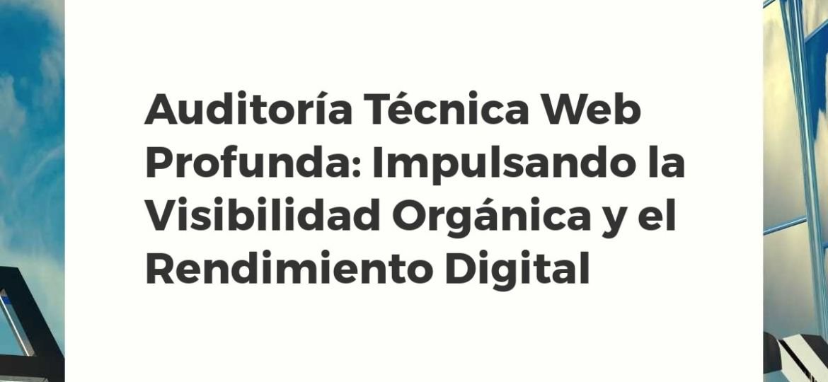 Diagrama de auditoría técnica web que muestra optimización SEO y visibilidad orgánica